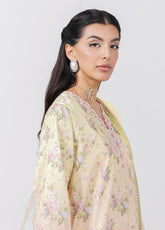 QPrints By Qalamkar Embroidered Lawn 3 Piece Unstitched Suit QLM25QP D-EM-08A SIERRA